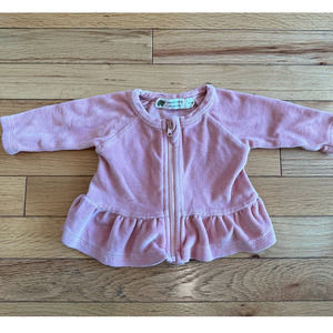 Monica & Andy Velour zip up